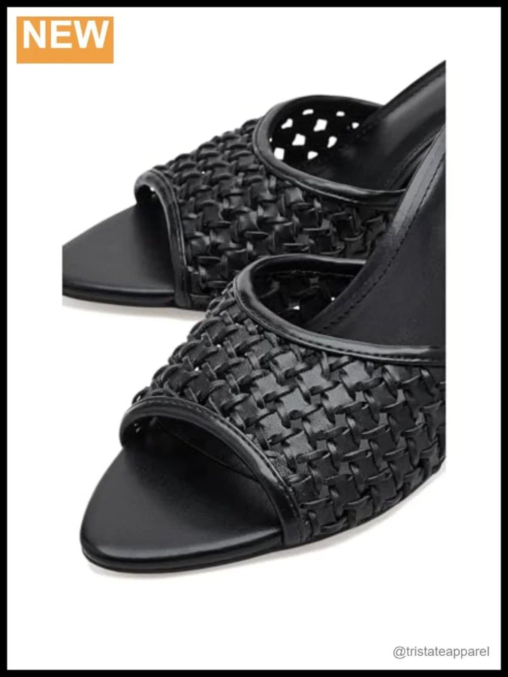 Womens Faux Leather Stiletto Heel Wedge Dress Sandals Slip On Open Toe